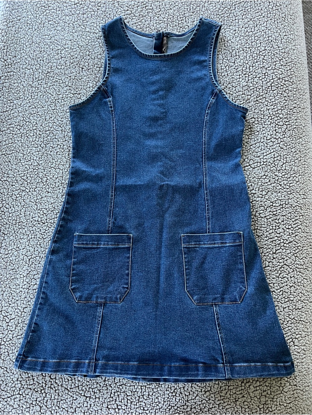 Denim Stretchy Mini Dress - Like New!